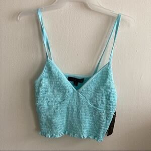 Faded rose large crop top